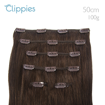 Clippies Clip Hair 6piezas con clip 100g largo 50-55cm